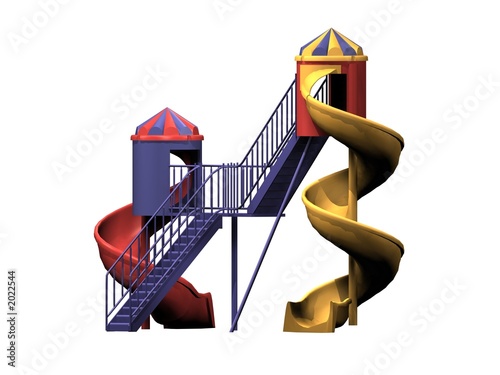 slide colorful tobogan