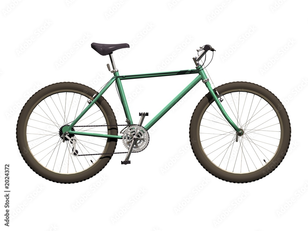 Fototapeta premium mountain bike vtt