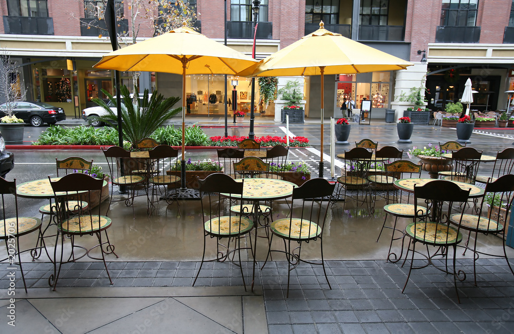 Obraz premium siedzenia restauracji
