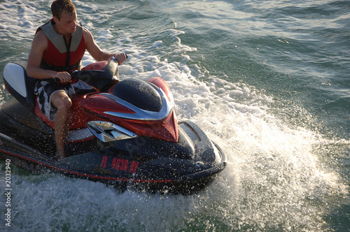 jetski closeup