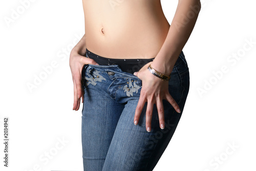 stomach of very sexy woman © Acronym