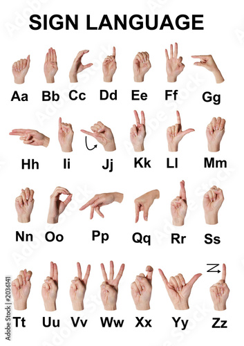 sign language photo