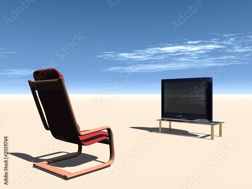 watch tv alone photo