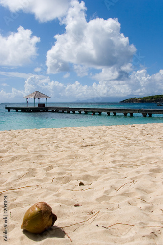 guadeloupe - plage de la caravelle