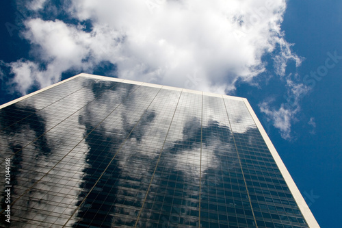 reflective skyscraper