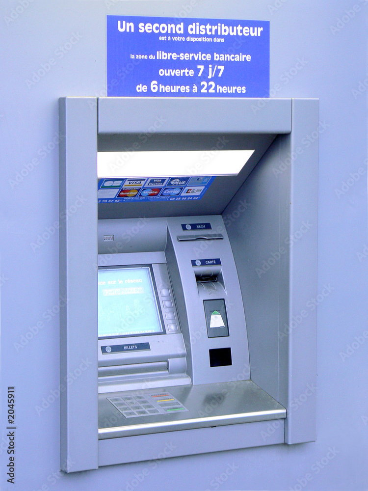 distributeur automatique de billets distributeur automatique de billets