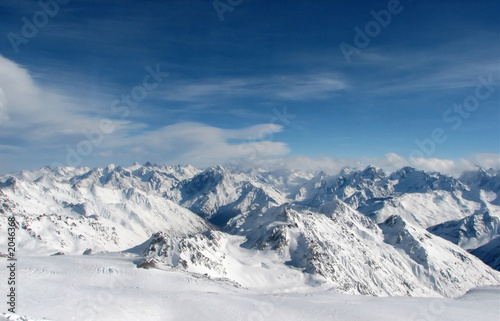  caucasian view. sky and snow. © Andrey Plis