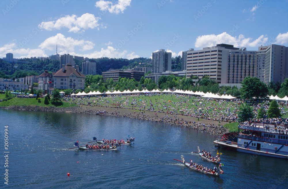 Naklejka premium rose festival