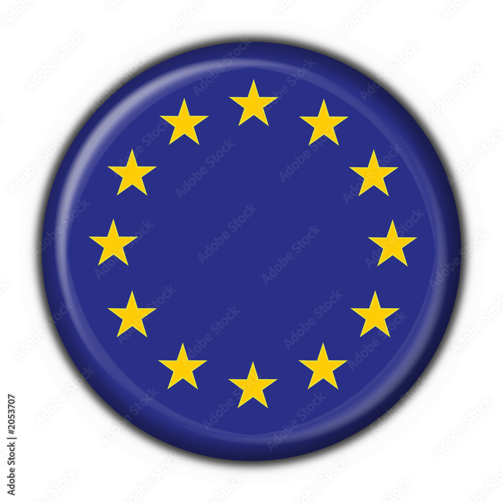 bottone bandiera europea - european union flag