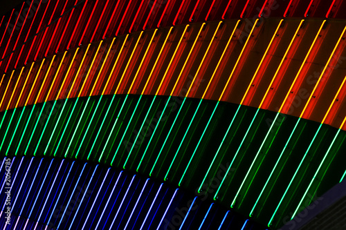 bright neon lights