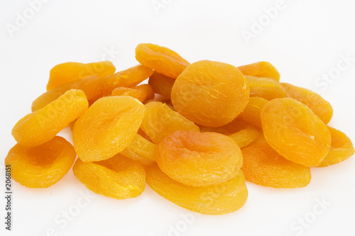 group of dried apricot