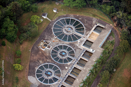aerial view of a water treatment plant2