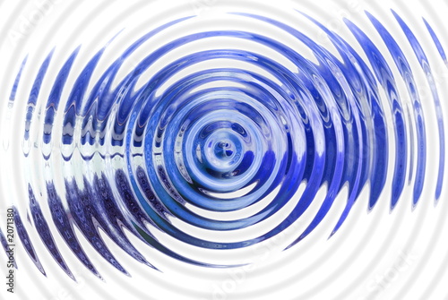 abstract hypnotic blue background
