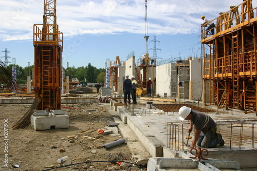 chantier de construction