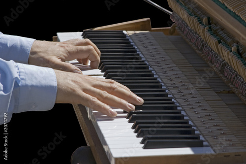 Canvas Print pianiste