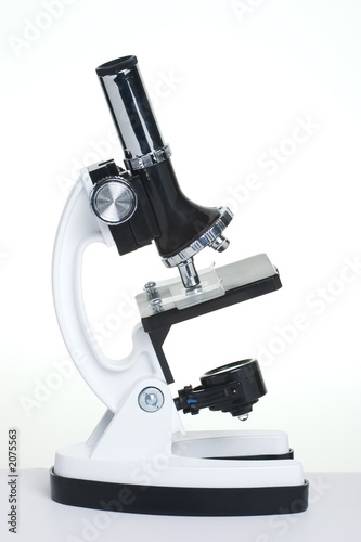 microscope on white