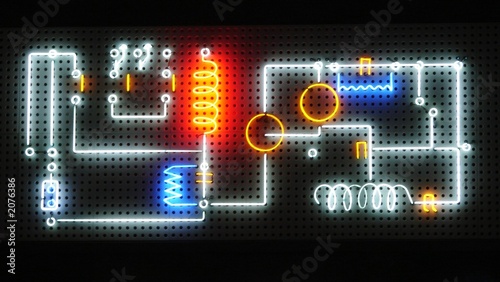 neon electronic circuit