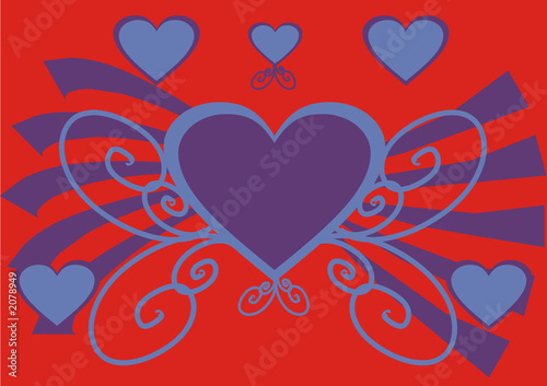 ornamental valentine s hearts iv
