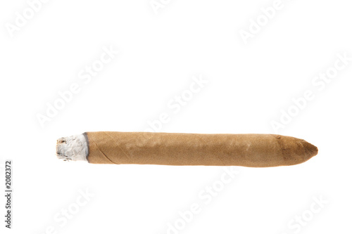 cigar on a white background