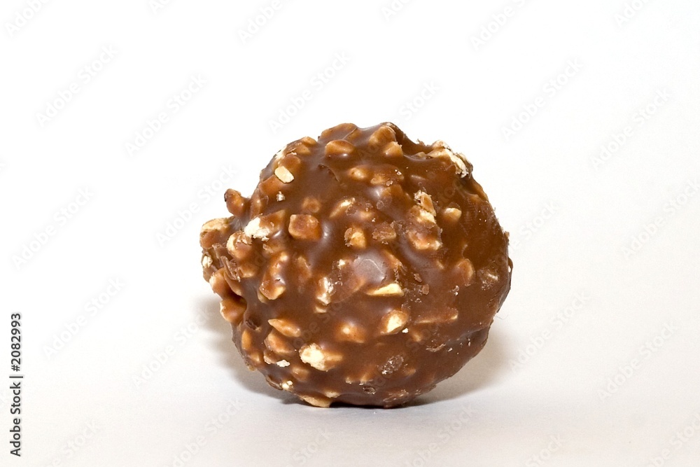 Rocher en chocolat.