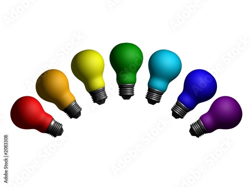 bulb rainbow