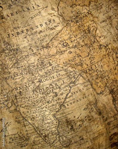fragment of ancient map