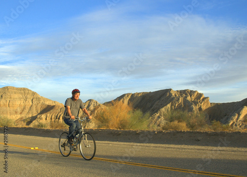 man on bike