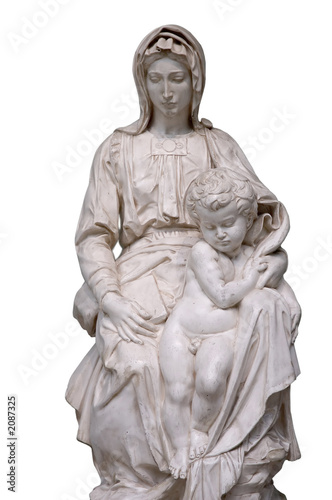 jeasus and mary statues
