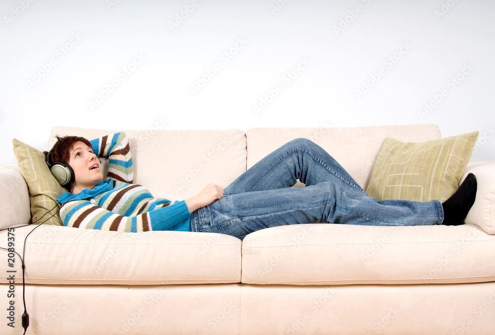 on the couch on the couch