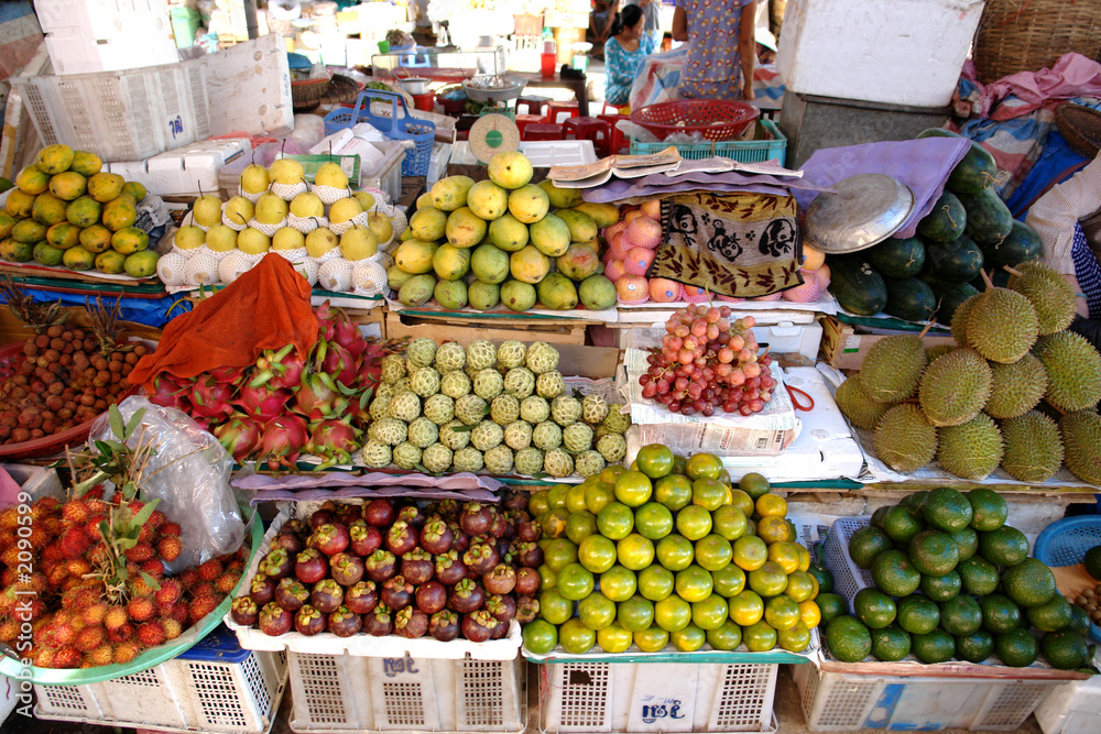 exotic fruit market