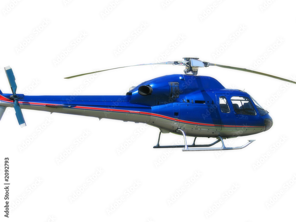 blue helicopter