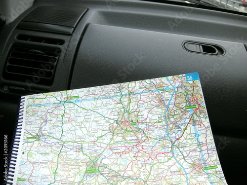 direction on a map