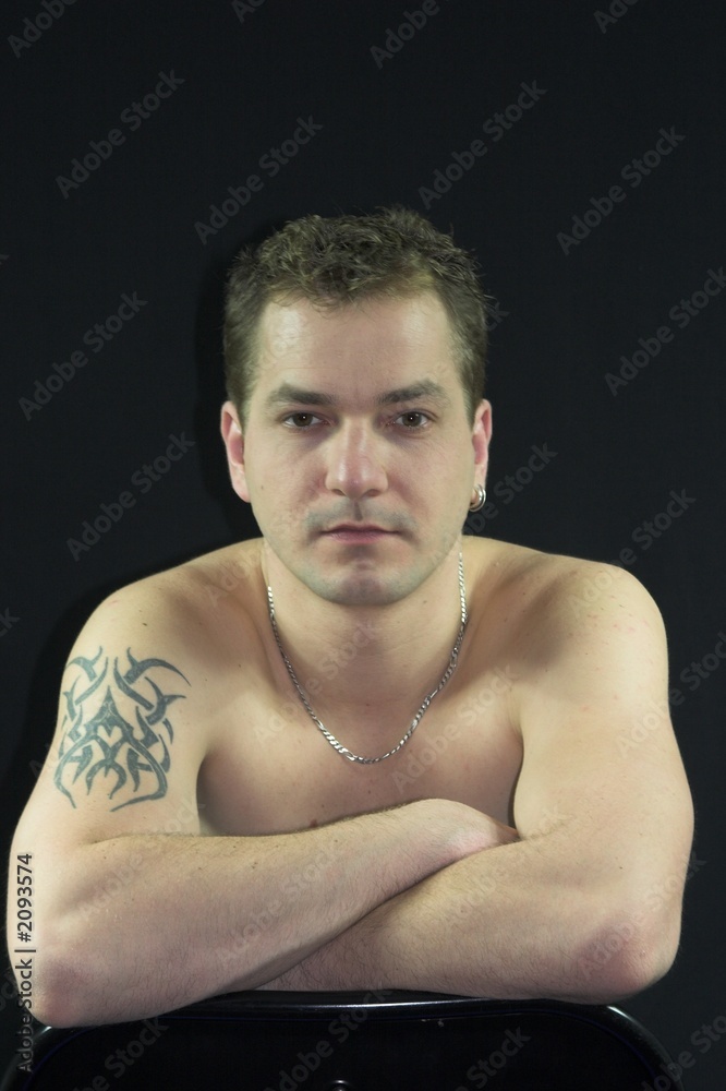 man with tatoo man with tatoo