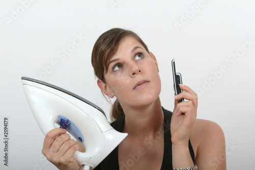 Foto grübelnde frau