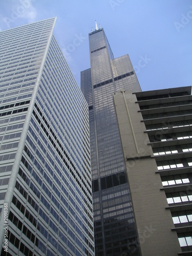 immeubles hauts et  sears tower    chicago