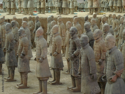 terracotta soldiers