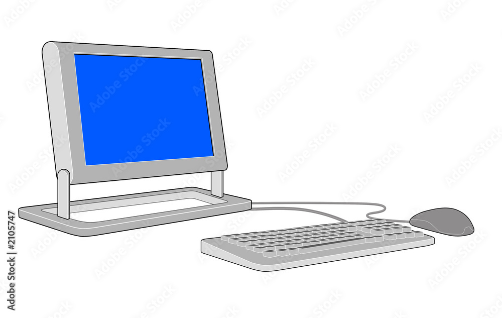 lcd monitor with keyboard and mouse 2007