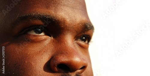 intense gaze forward