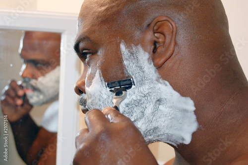 shaving.