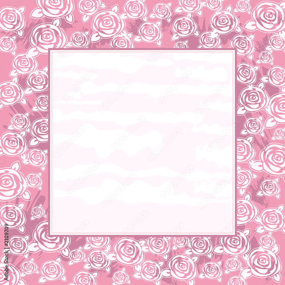 background with roses