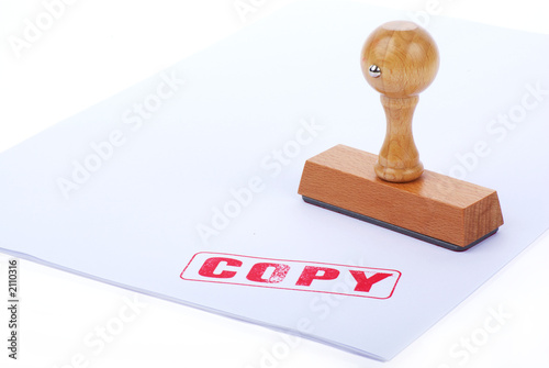 copy rubber stamp