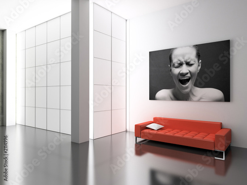 modern interior.