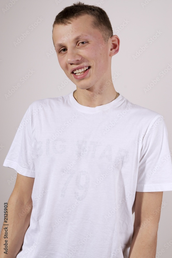 a young smiling man a young smiling man