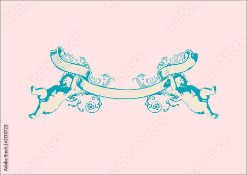 banner with two herubs.