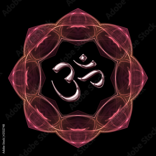 fractal lotus aum