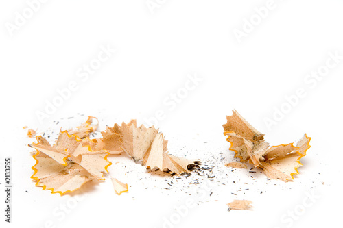 pencil shavings