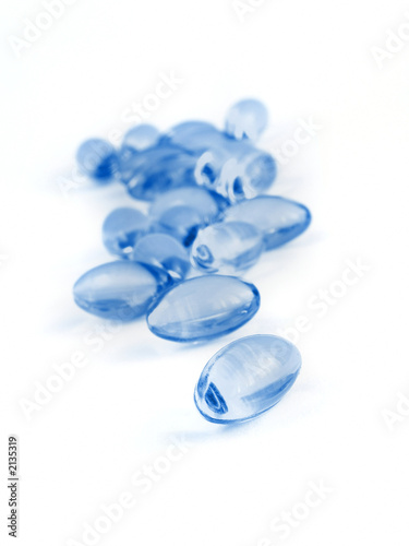 blue capsules