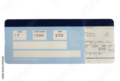 boarding pass