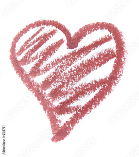 lipstick heart