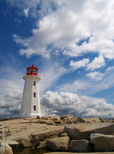 lighthouse and blue sky photo